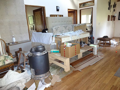 new bamboo floor put in