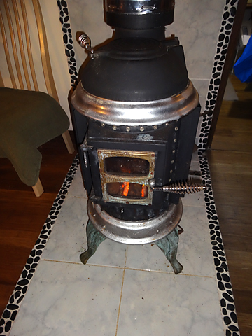 wood stove